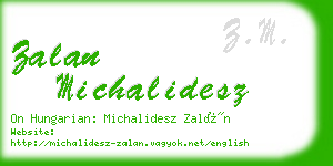 zalan michalidesz business card